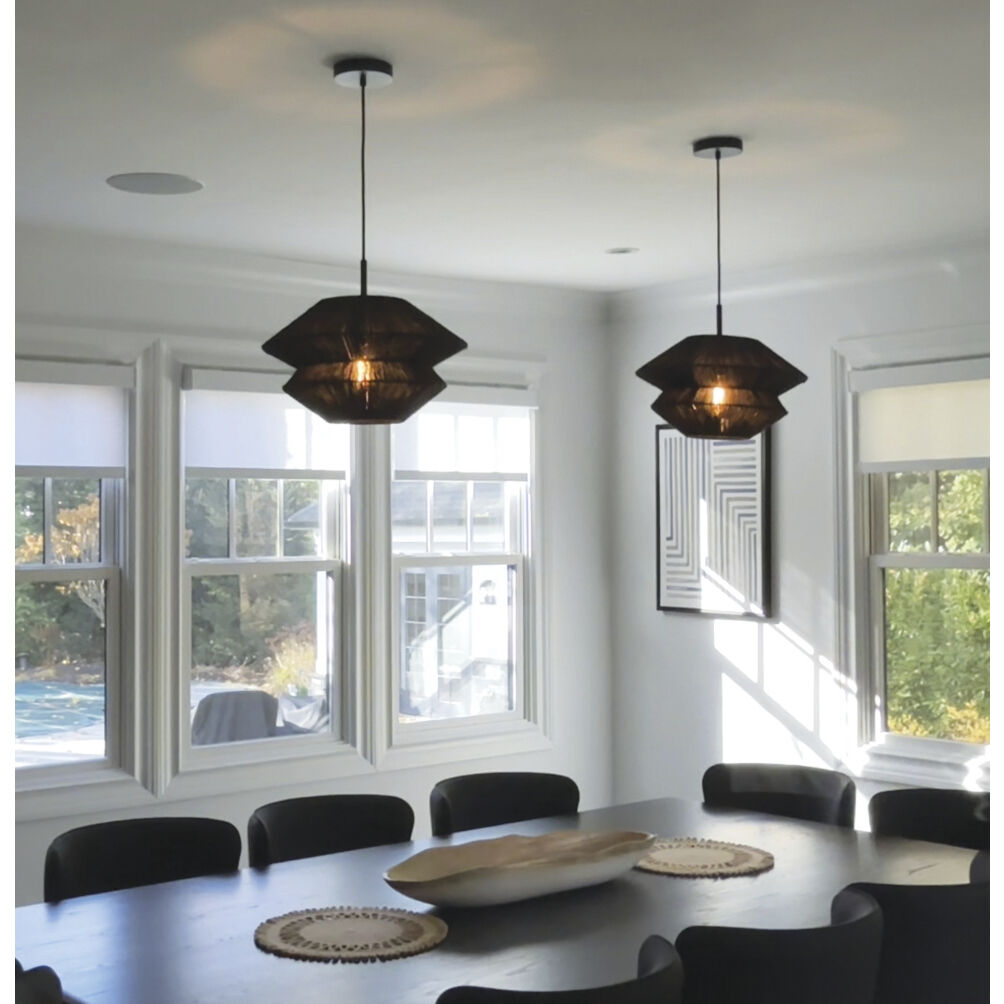 Gardner 17.5 inch Black Pendant Ceiling Light